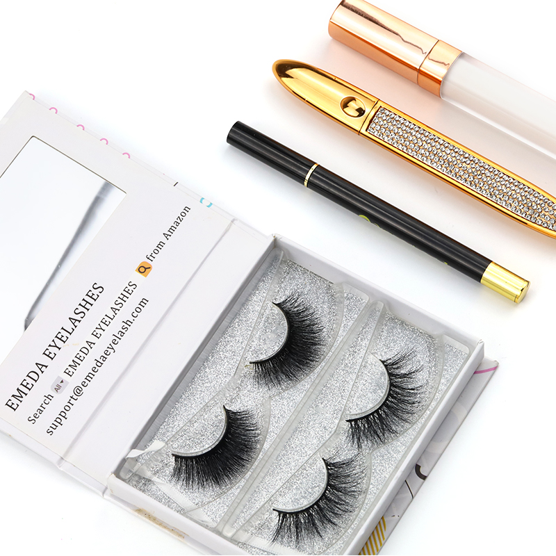 Best selling wholesale real mink 25mm lashes with package box JN